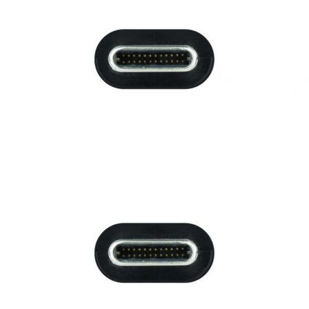 Nanocable Cable USB 3.2 Gen2x2 USB-C a USB-C, 3 m, 20Gbps, 100W, Negro